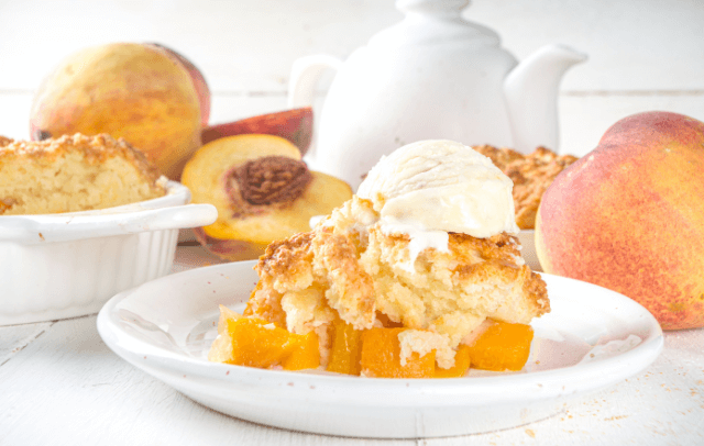 Brown Sugar Peach Cake