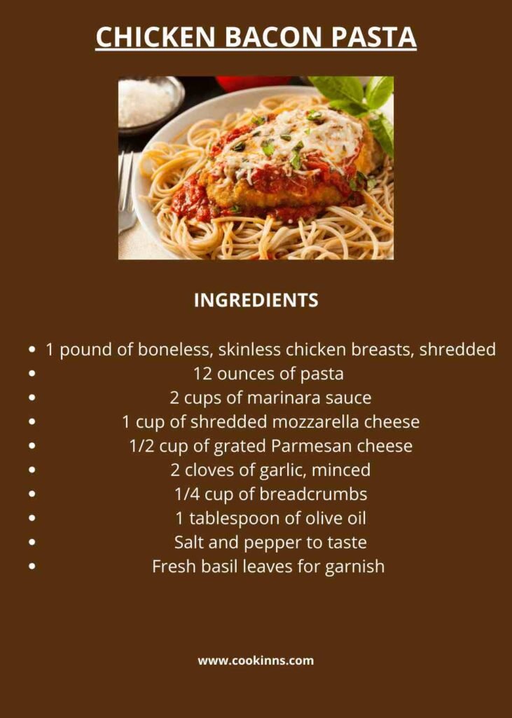 Chicken Parmesan Pasta Bake Recipe