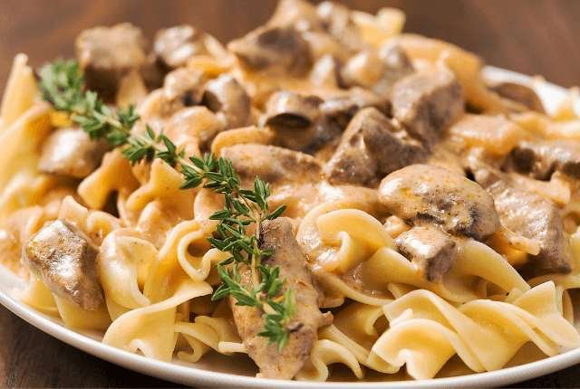 Beef Stroganoff with Ground Beef