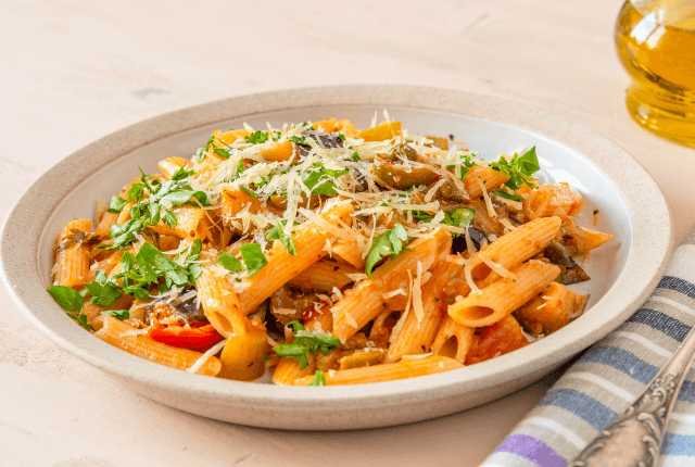 Green Caponata Pasta